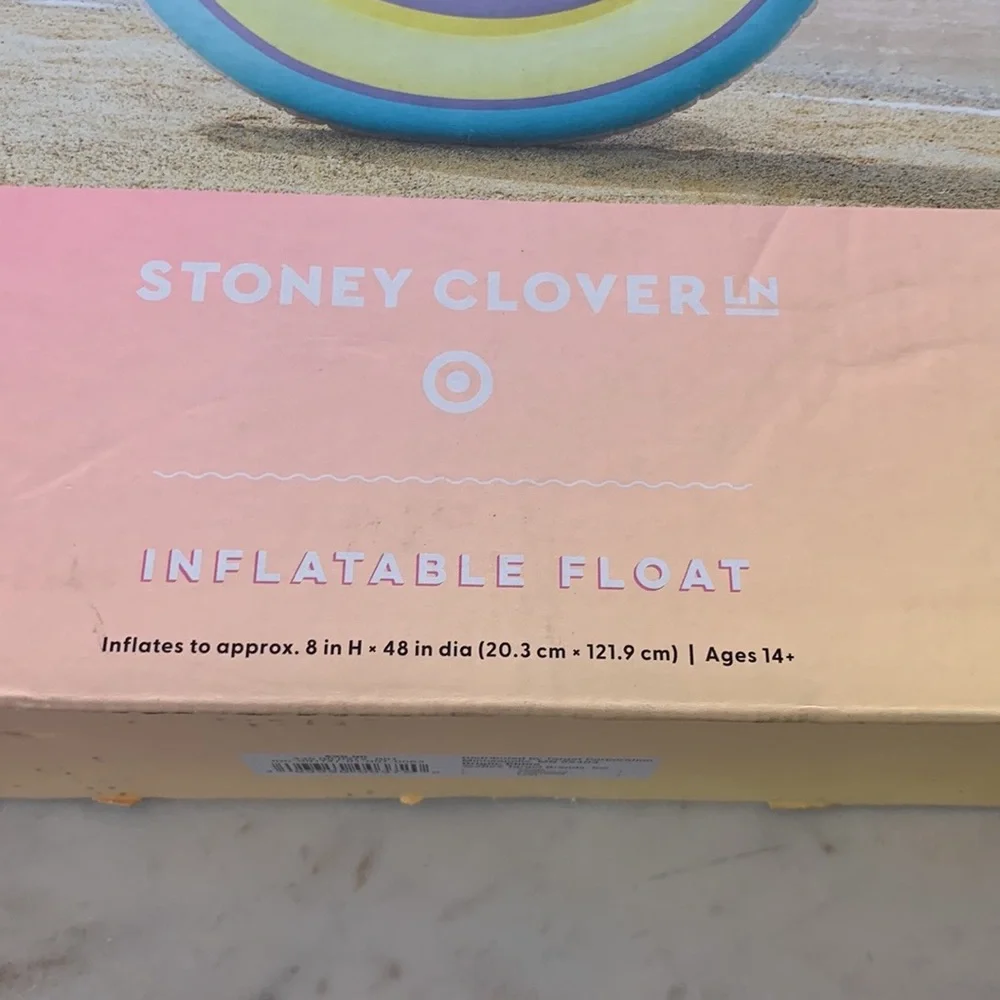 Stoney Clover Lane Inflatable Water Float in Smiley Face